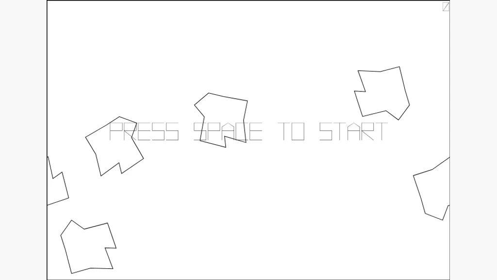 HTML5 Asteroids gameplay capture 1