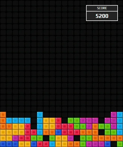 Blockrain Tetris gameplay capture 1