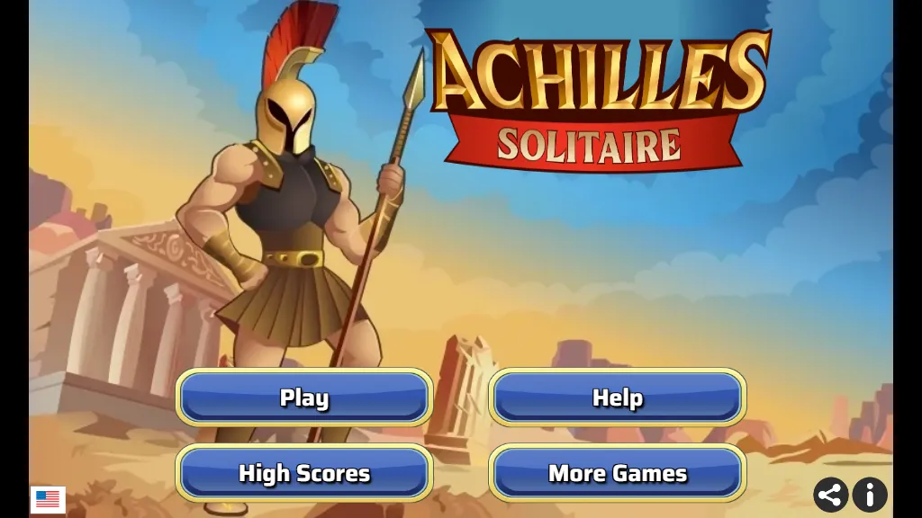 Achilles Solitaire gameplay capture 1
