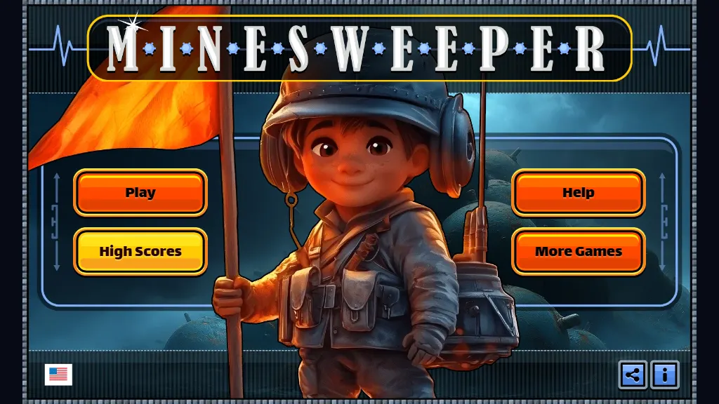 Minesweeper gameplay capture 1