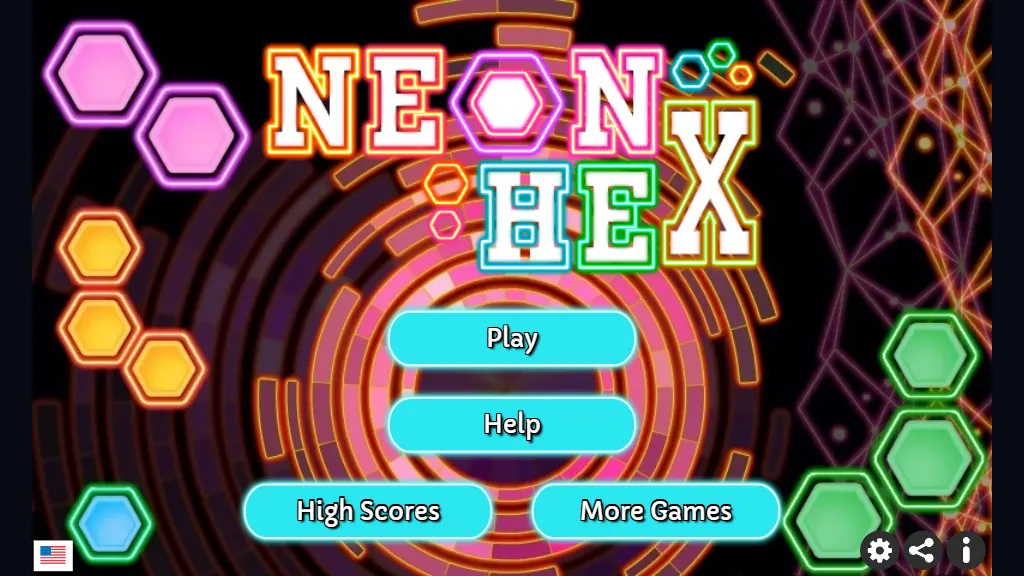 Neon Hex gameplay capture 1